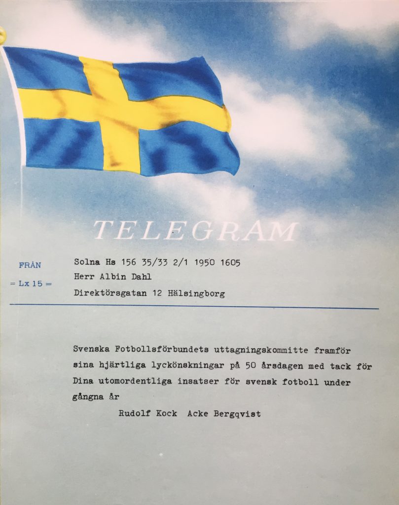 Albin Dahl 120 år BoISHistoria